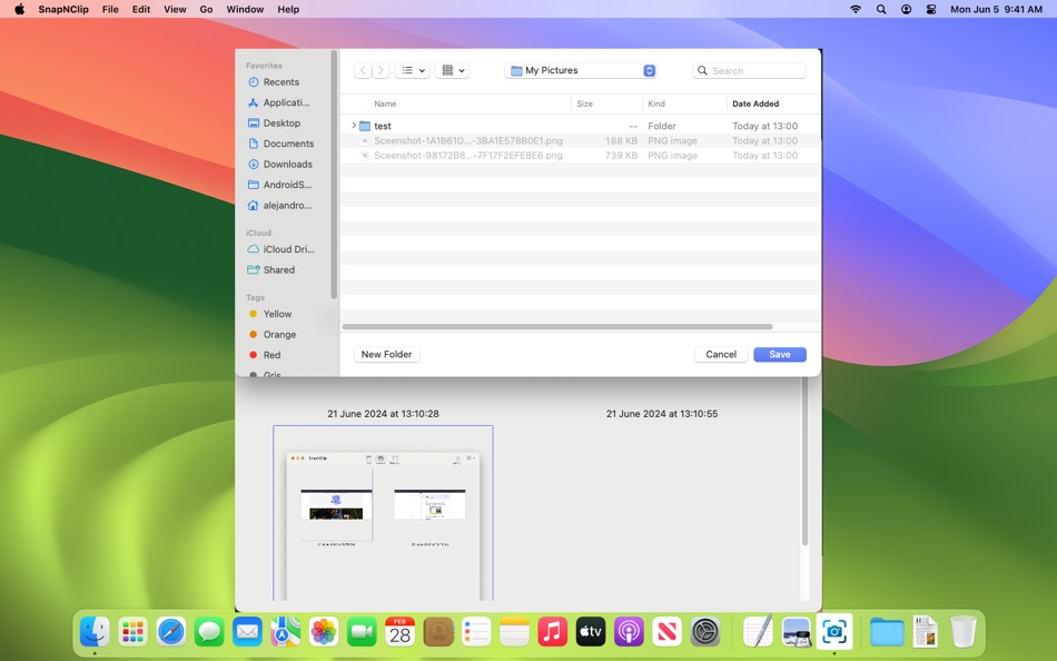 #2. SnapNClip (macOS) بواسطة: Alejandro Hernandez