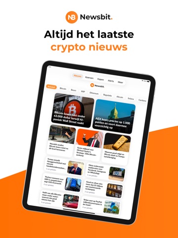 Newsbit: Crypto Nieuws iPad screenshot 1