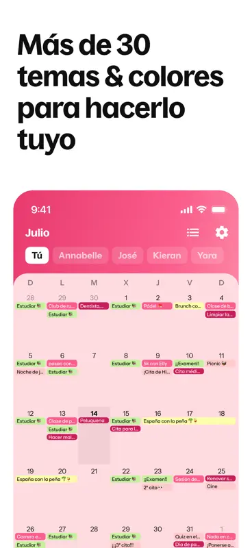 Howbout: calendario compartido screenshot 6 of 7