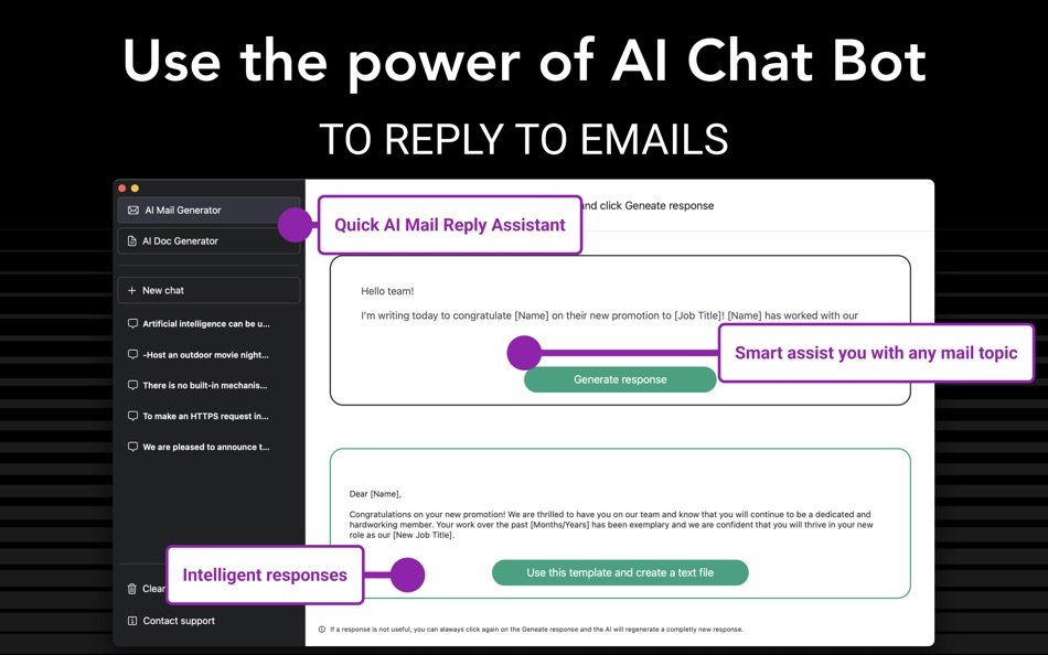 #8. AI Chat Bot - Ask Assistant (macOS) Podle: Neural Techlabs