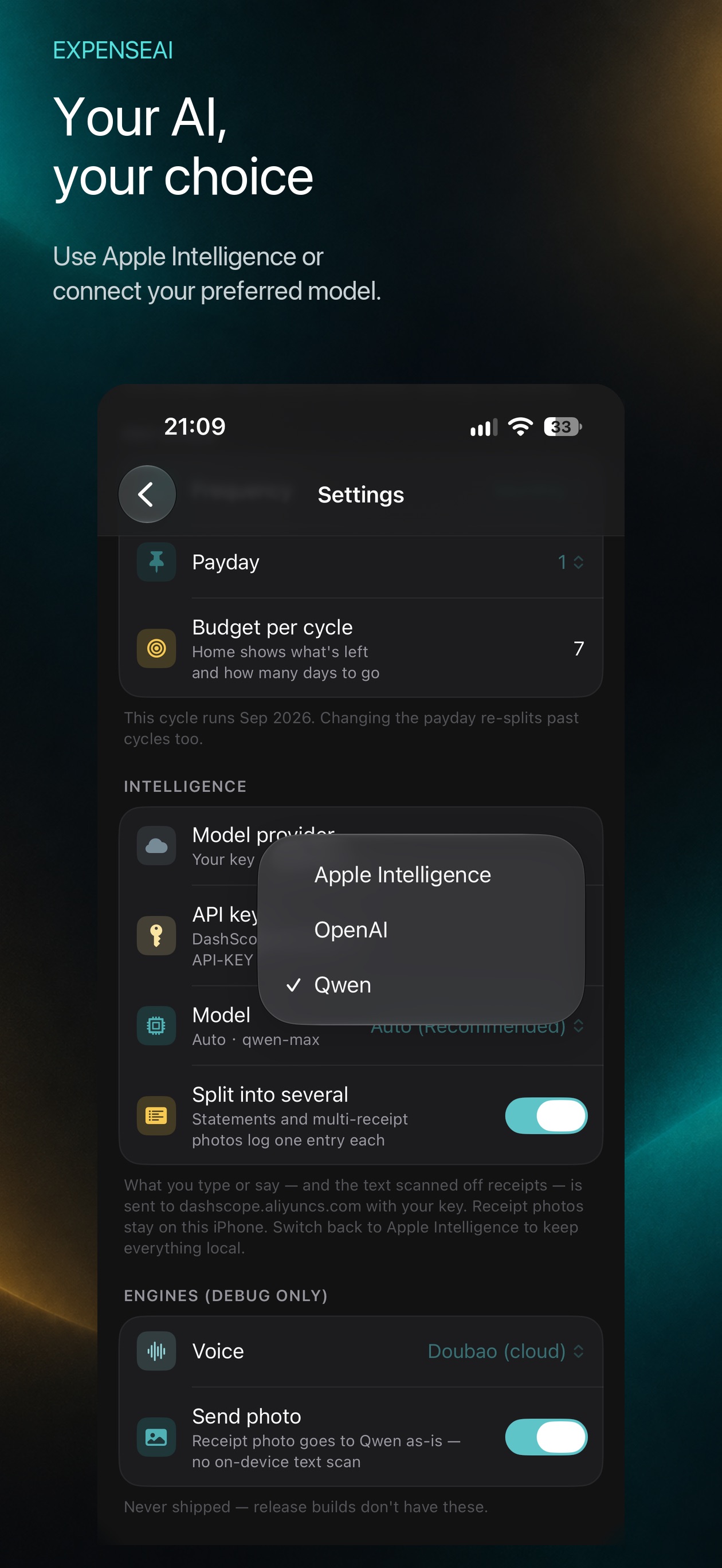 Screenshot 6 of ExpenseAI: Tracker & Budget