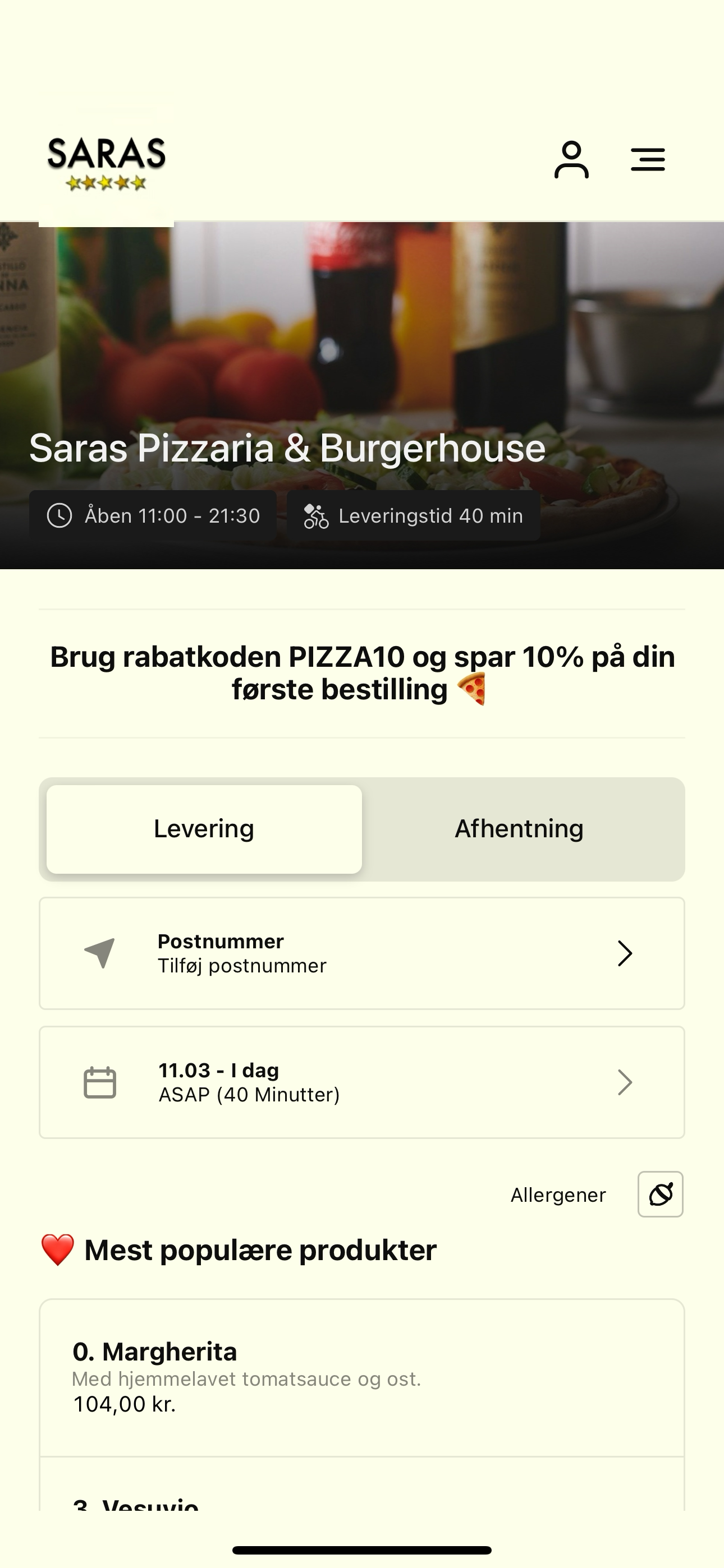 Saras Pizzabar