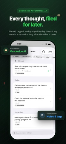 Car Notes: Voice Memos Screenshot 2 of 4