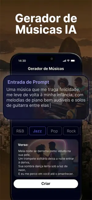 Gerador de Música IA: Banger iPhone screenshot 3