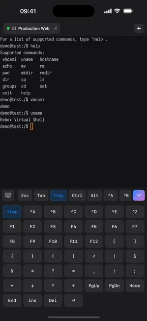 Genterminal: SSH Terminal iPhone screenshot 2