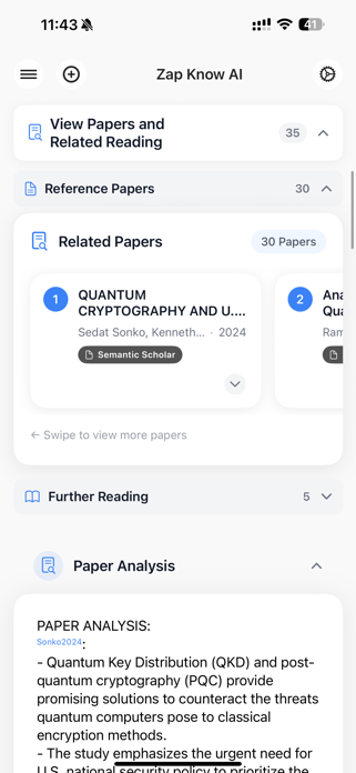 Zap Know AI Screenshot 4 of 4