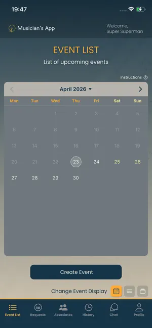 Musician's App screenshot 1