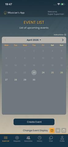 Musician's App screenshot