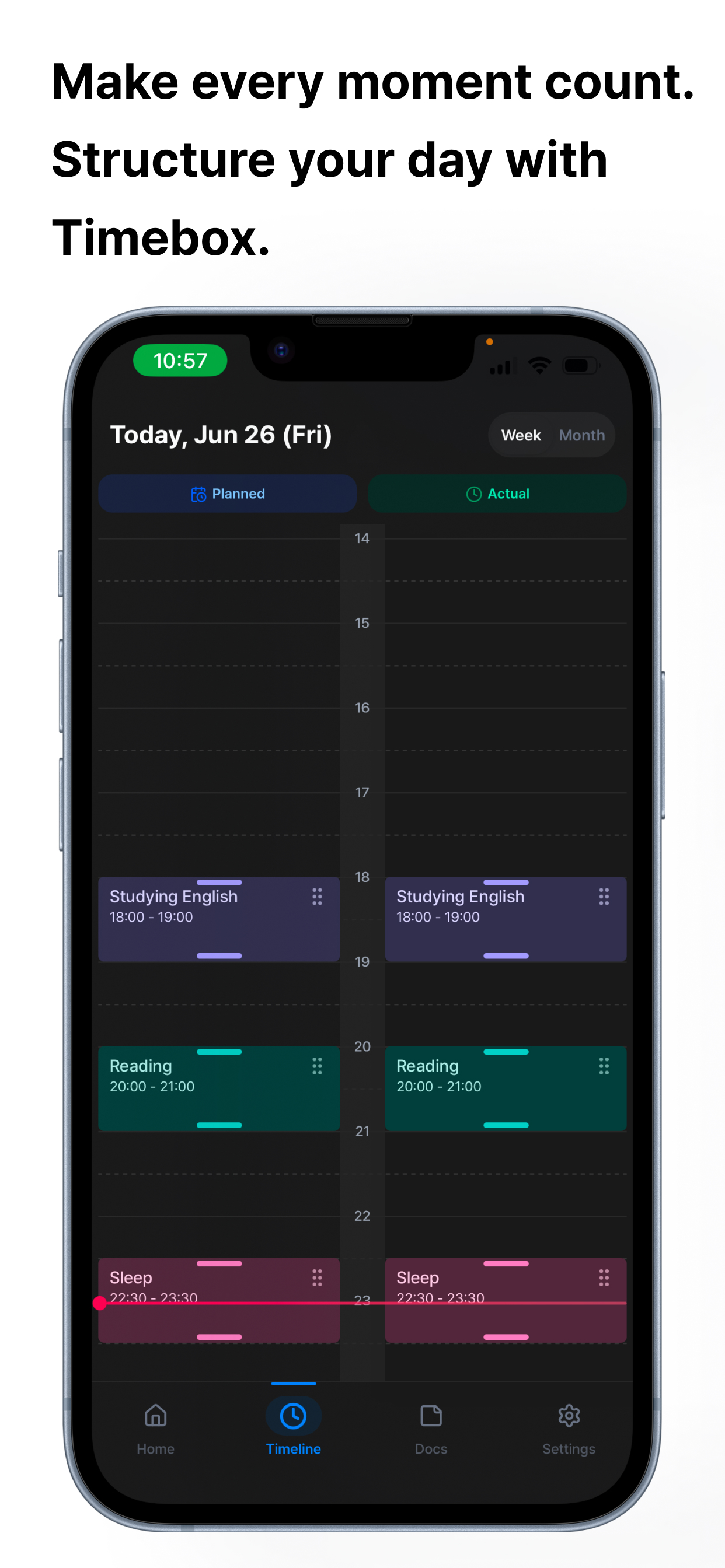 The timebox planner screenshot 5