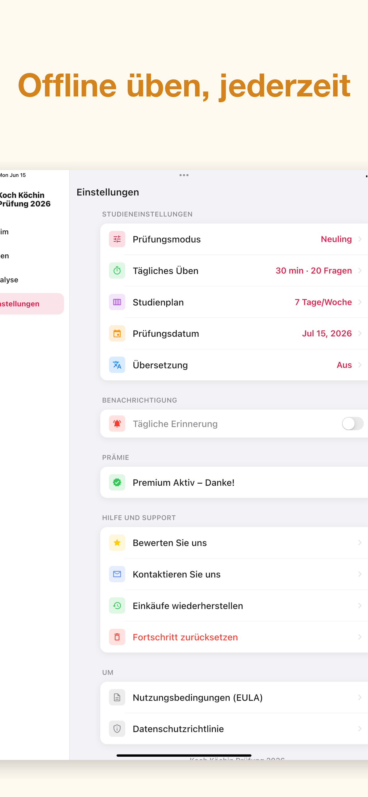 Koch Köchin Prüfung 2026 screenshot 5