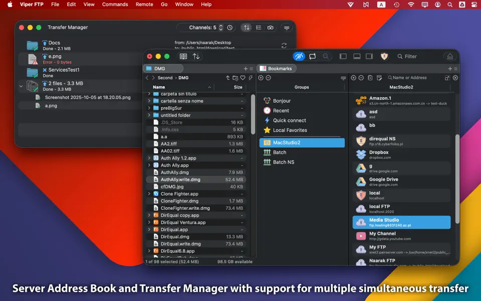 Screenshot 2 of Viper FTP 7.0.1