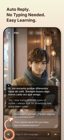 Amiko: Chat to Learn Languages iPhone screenshot 5