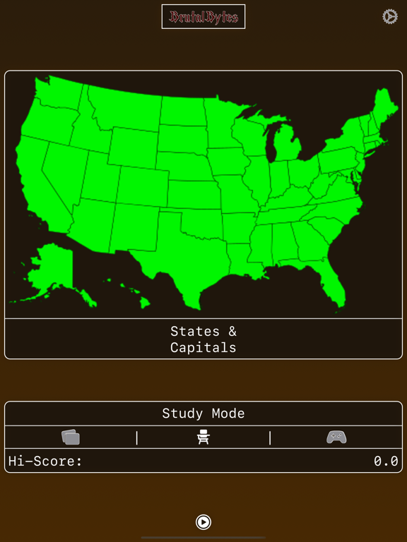 Screenshot #5 pour US States & Capitals