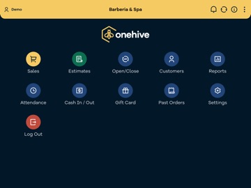 Onehive Point of Sale ipad screenshot 1