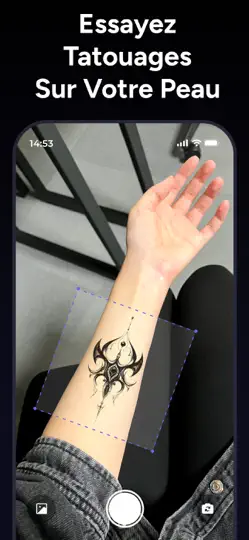 Capture d'écran de Inklab – Tattoo IA Générateur sur iPhone 6