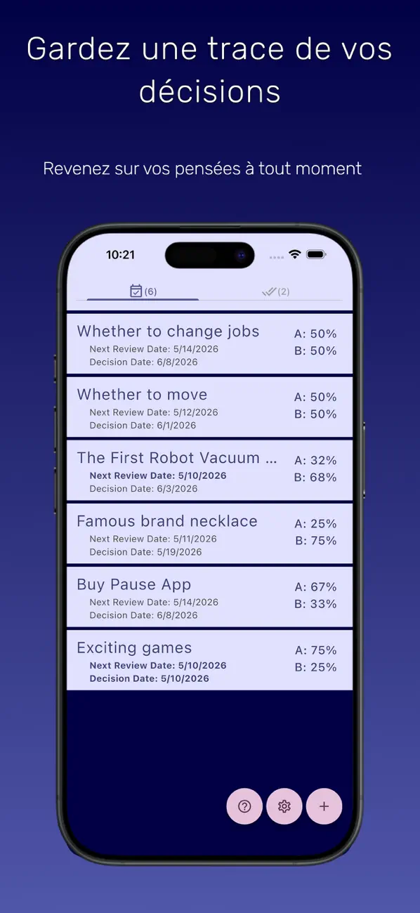 Screenshot #3 pour Decision Scale Note