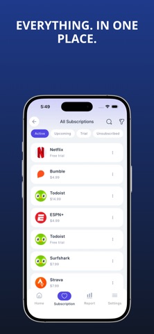 gSub: Subscription Tracker Screenshot 4 of 9