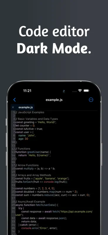 Quillr Code Editor screenshot 2 of 6