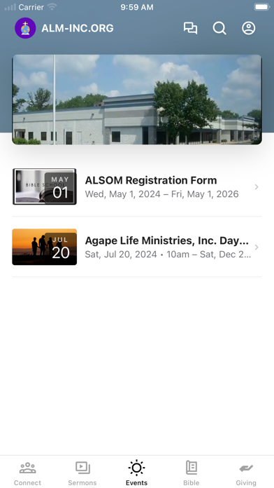 App screenshot