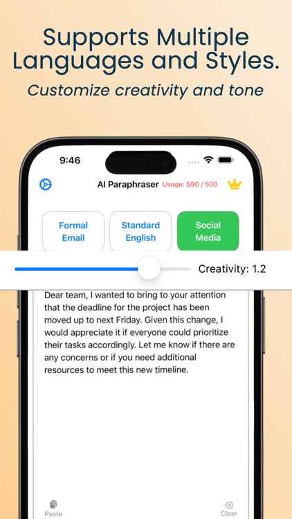 Paraphrase tool & Reword AI