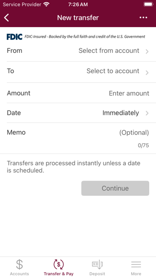 Farmers and Drovers Bank iPhone screenshot 3 - Finance app