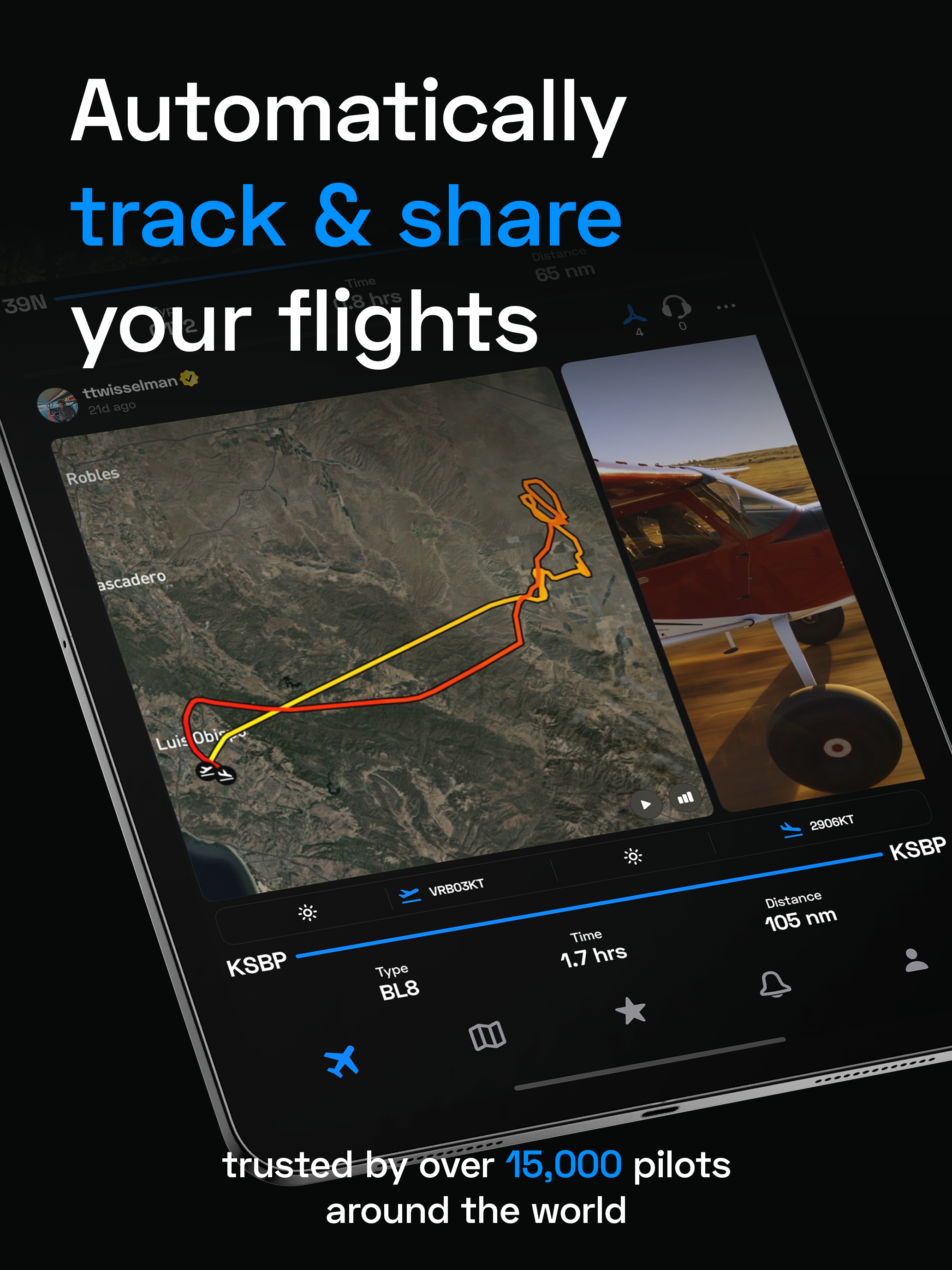 Hangar - Social Flight Tracker