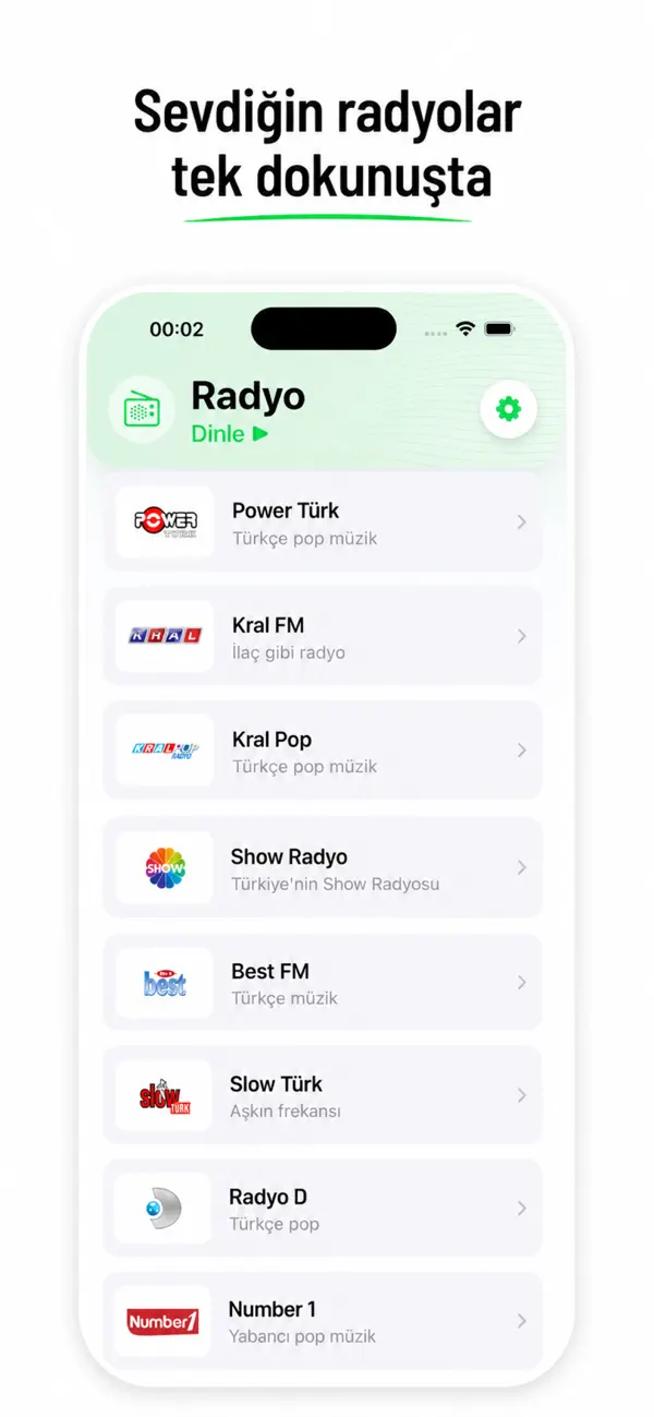 Screenshot #1 pour Radyo Dinle ►