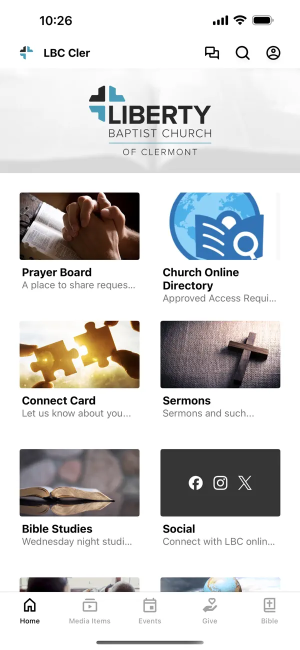 Screenshot #1 pour Liberty Baptist of Clermont