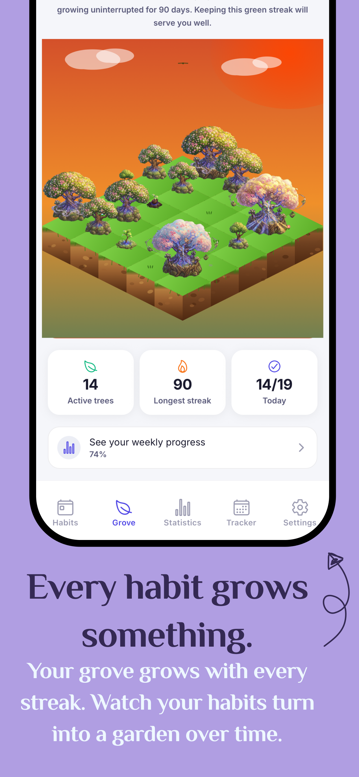 Koru: Habit Tracker screenshot 2