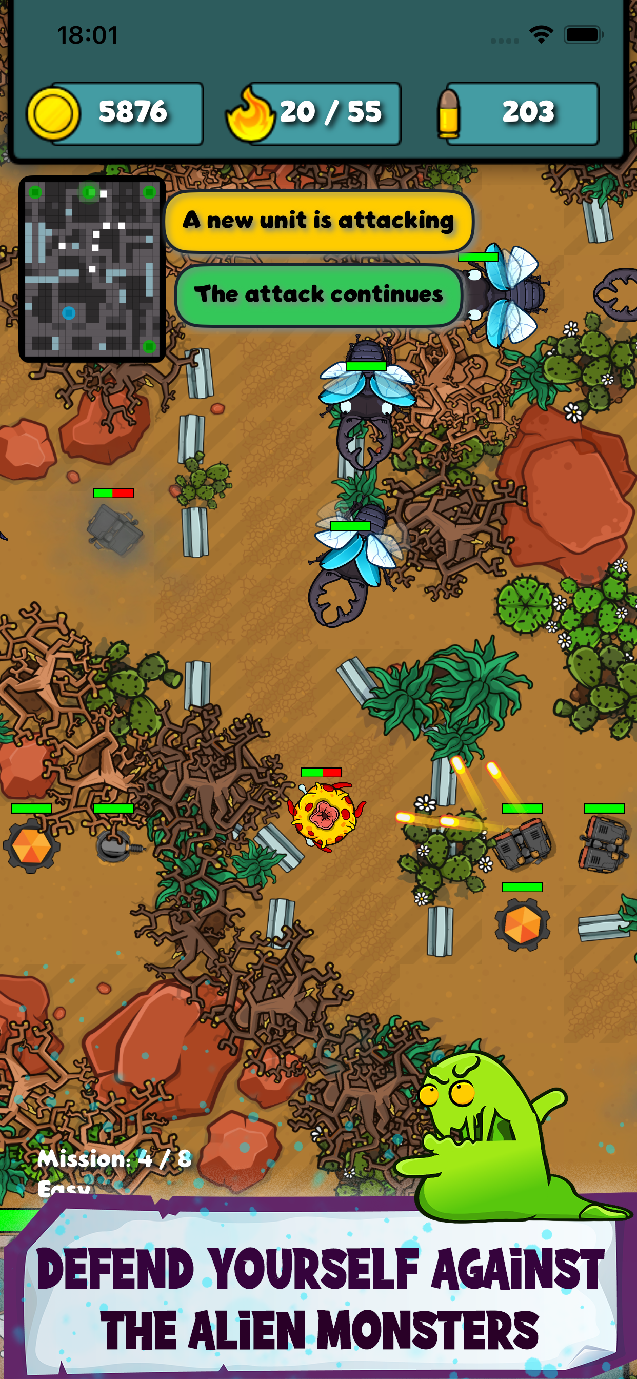 Crazy Monsters: Alien Defense screenshot 4