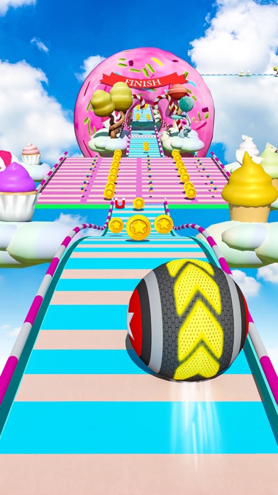 Speed Rolling Sky Ball 3D Screenshot