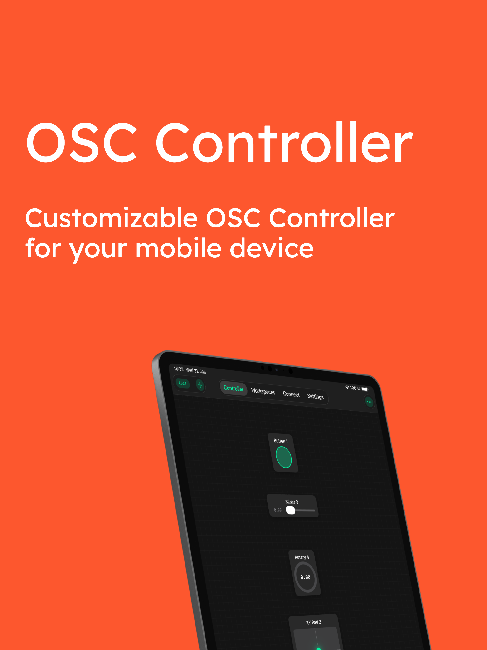 OSC Controller PRO TCP UDP