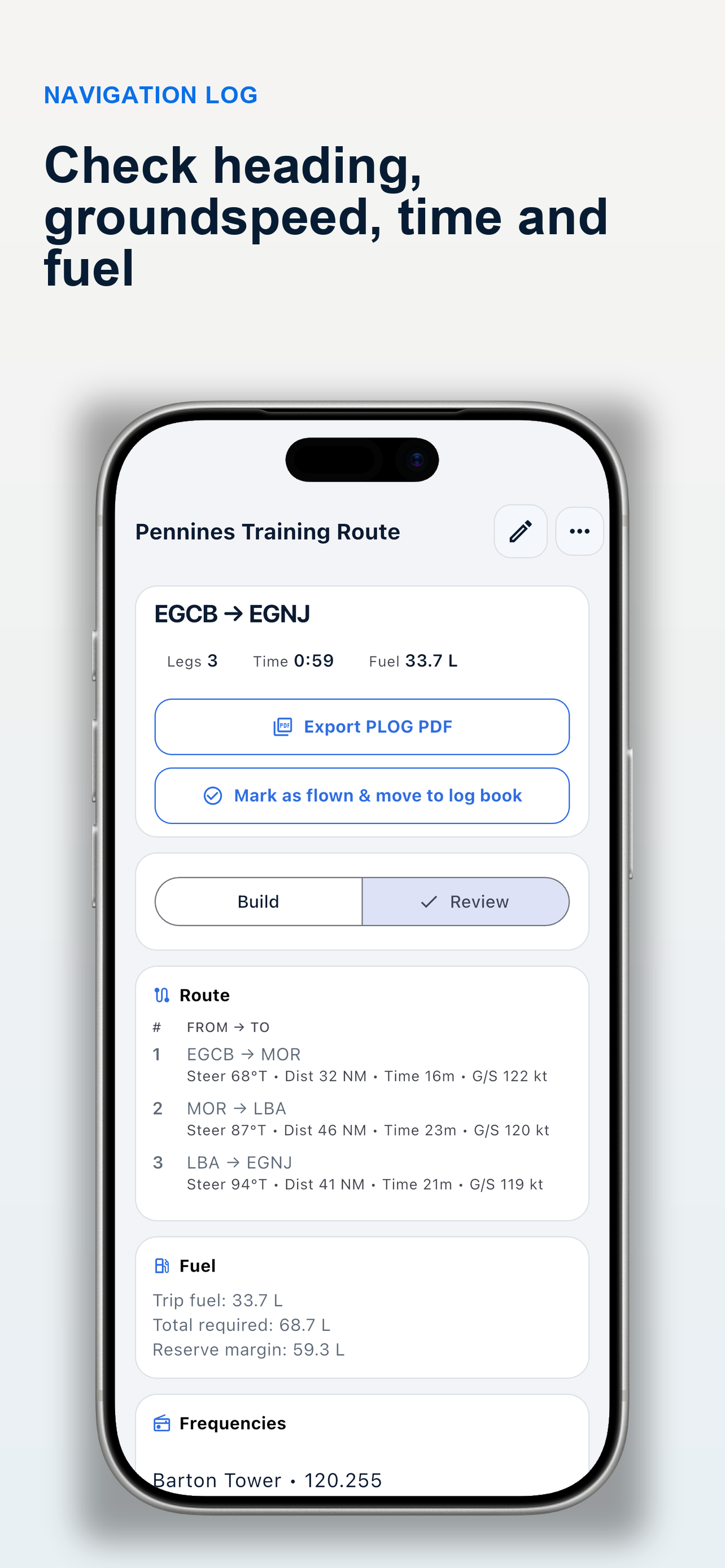 VFR Wise Logbook & PLOG screenshot 5