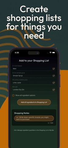 Cocktailarium screenshot