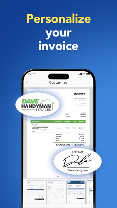 Invoice Fly - Receipt Maker Screenshot