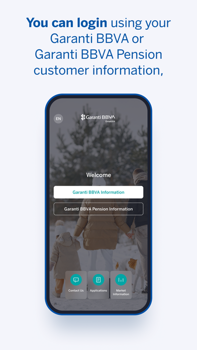 Screenshot #1 pour Garanti BBVA Emeklilik Mobile