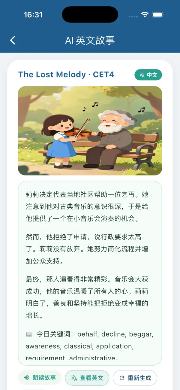 Screenshot #2 pour StoryLingo - 听故事学英语
