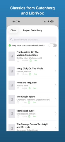 AuBook screenshot