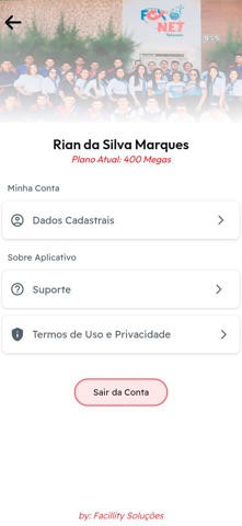FoxNet Benefícios screenshot