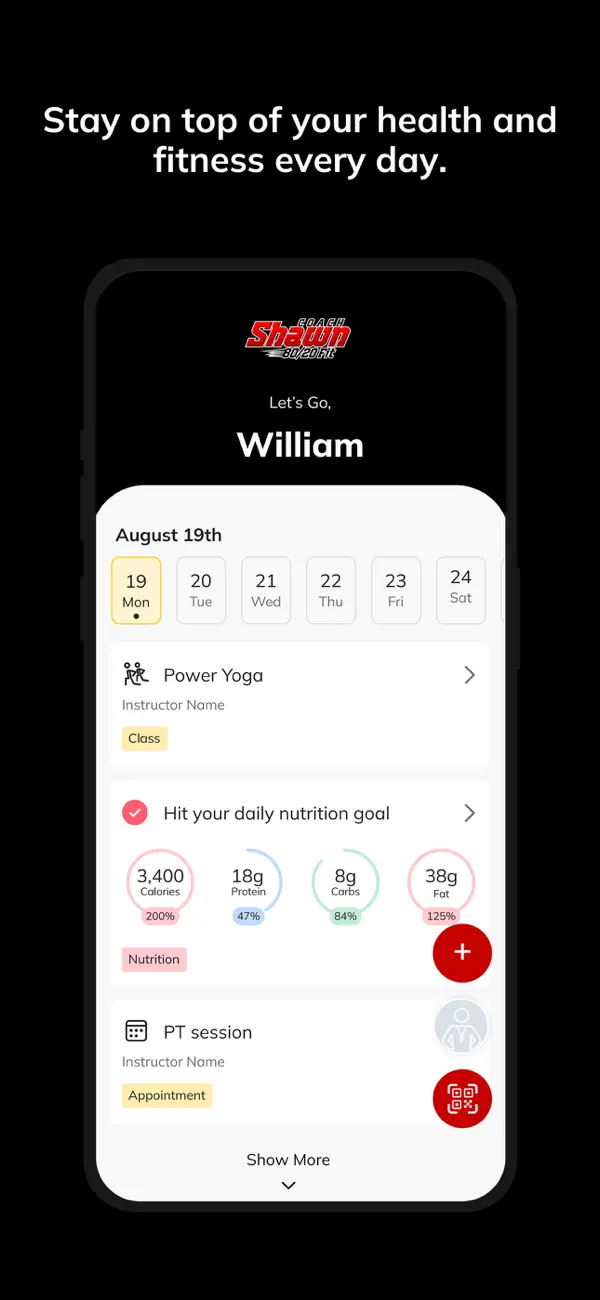 Screenshot #2 pour Coach Shawn Fitness