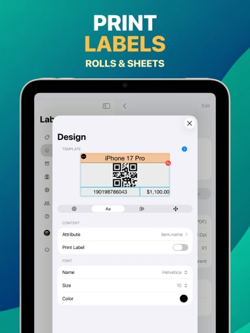 Inventory for Business iPad screenshot