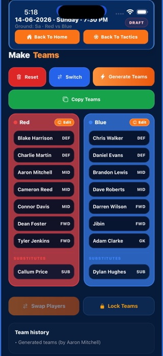 SOCCERHEROS MANAGER Screenshot 1 of 10
