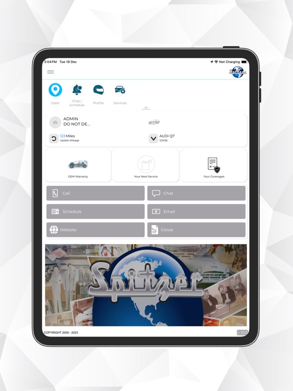 SPITZER VIP iPad screenshot 3 - Business app