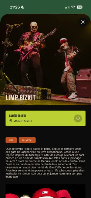 Hellfest 2026 iPhone screenshot 3
