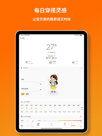 妈妈的口袋-宝贝出行穿着指南 iPad screenshot 2