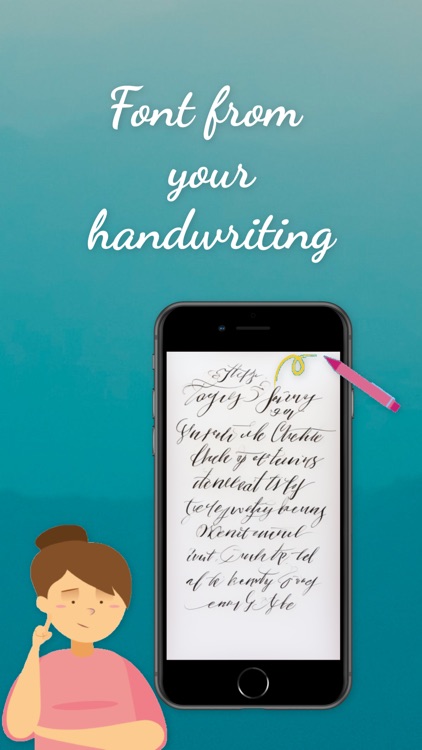 Calligrapher: Handwriting Font screenshot-0