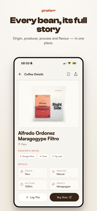 Preferr — Coffee Discovery Screenshot 2 of 5