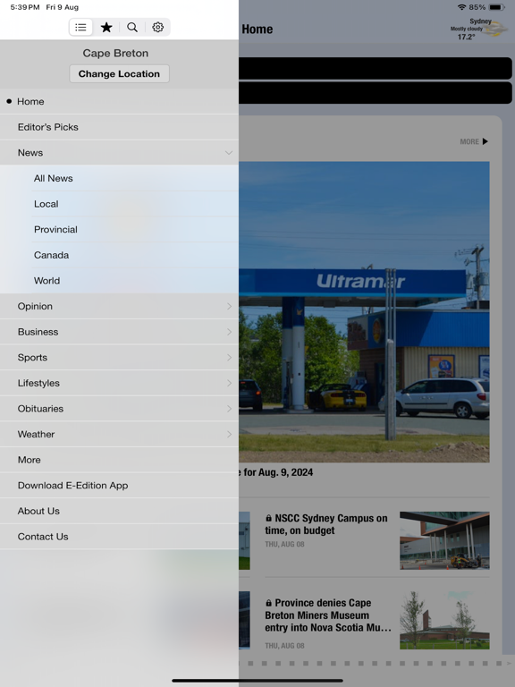 PNI Atlantic News iPad screenshot 6 - News app