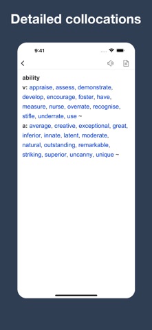 English Collocation Sentence screenshot
