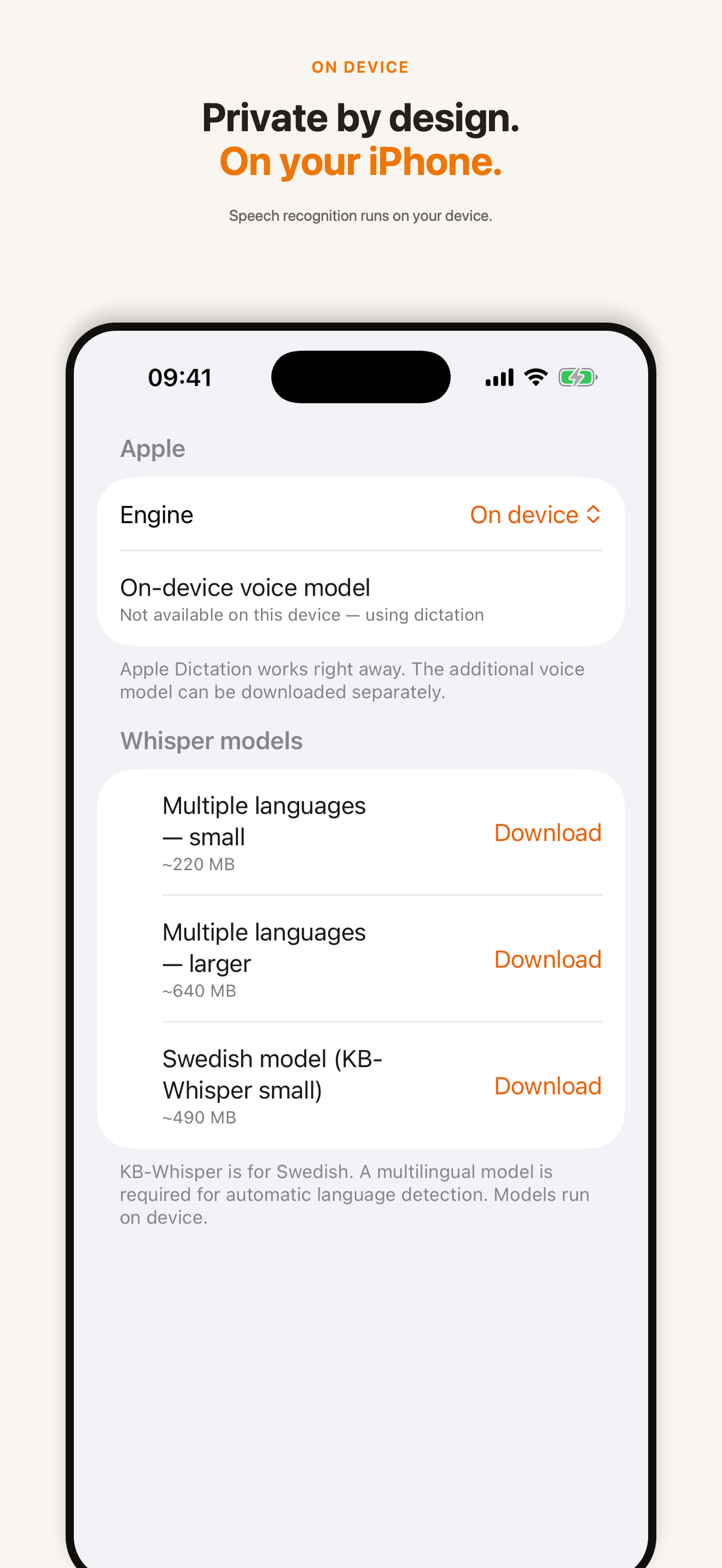 Viska: Dictation screenshot 2